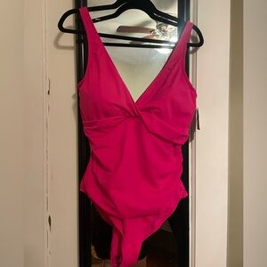 Hot pink Ralph Lauren one piece